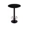 Holland Bar Stool Co 36" 214 Black Table, 24" dia. Top, Foot Ring 214-1636BW24RFTRG - alternate 1